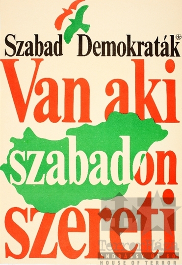 THM-PLA-2019.2.4 - SZDSZ election poster, 1990