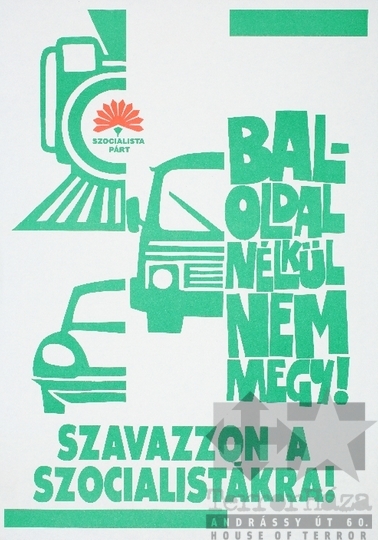 THM-PLA-2019.3.22 - MSZP election poster, 1990